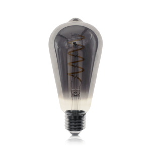 LED LAMP FILAMENT 6W 2200K EDISON SMOKE