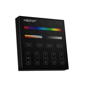 LED STRIP RF RGB+CCT 4 ZONE WANDBEDIENING