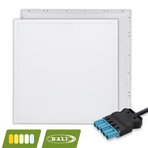 BACK-LIT LED PANEEL | CUPID | 60X60CM | 30W | DALI | CCT-SWITCH | MET 5-SWP SNOER
