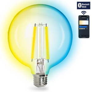Bluetooth Mesh Smart Filament Lamp G125 6W CCT