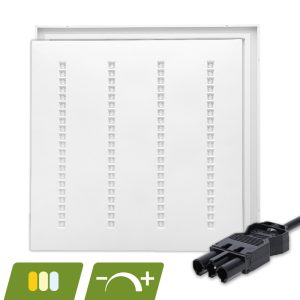 LED PANEEL | NOVA WIT | 60X60CM | 30W | CCT-SWITCH | MET EUROSNOER