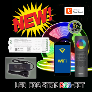COB LEDSTRIP | 24V | IP20 | 5M | 5-21W/M | RGBCCT