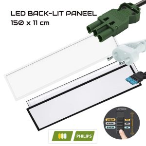 BACK-LIT LED-PANEEL-150X11CM 34W-CCT