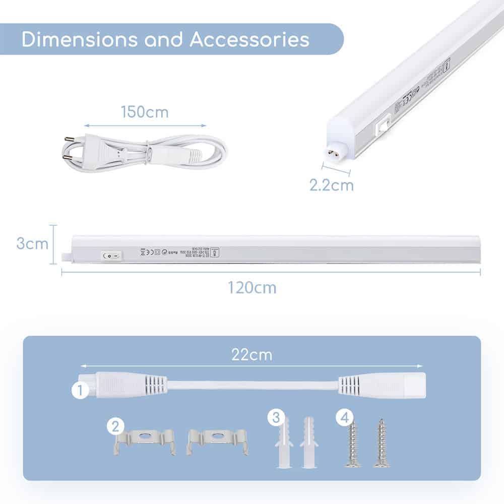 LED T5 120CM 14W Slagerij Verlichting - Afbeelding 8